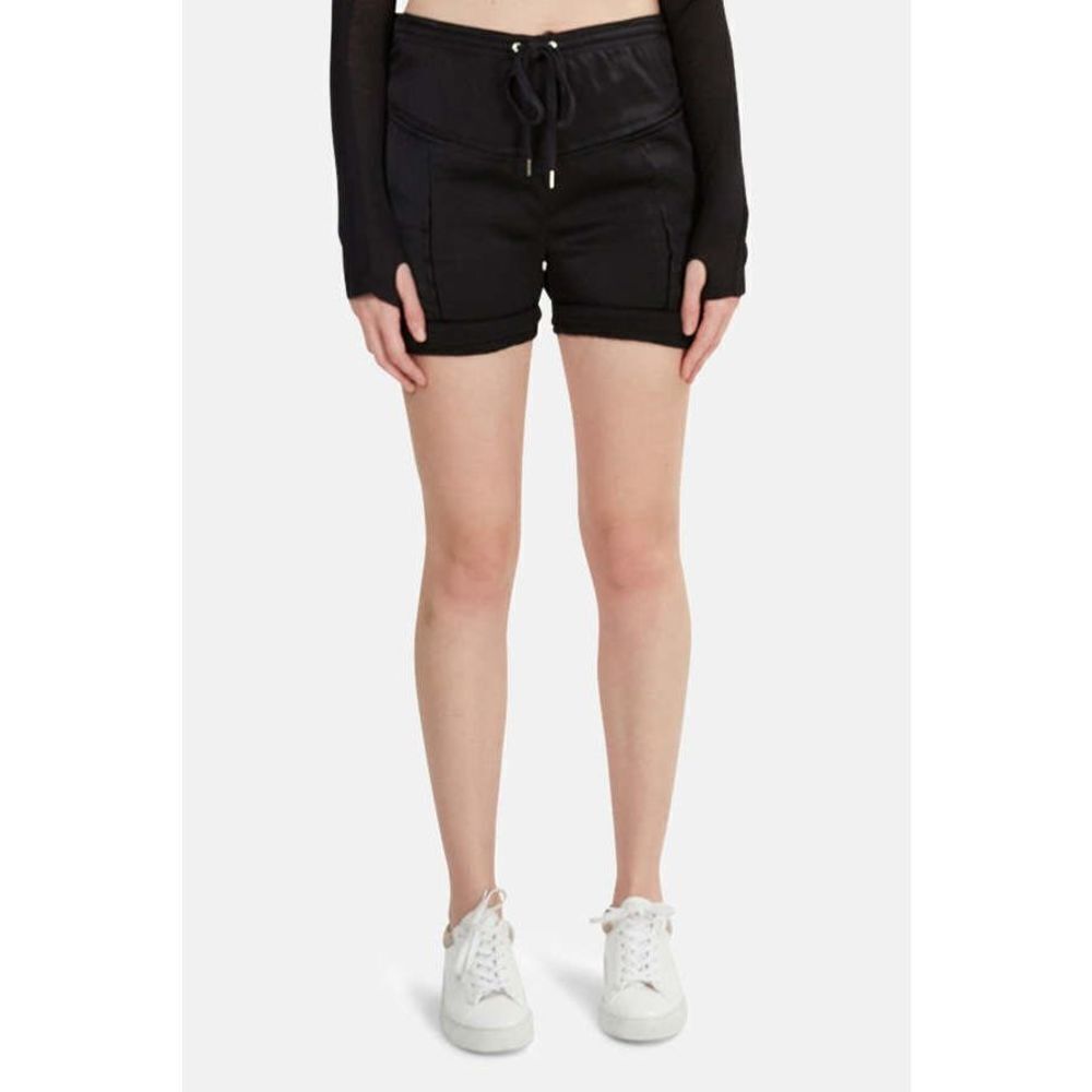 Alexander Wang Silk Drawsting Shorts Black Medium